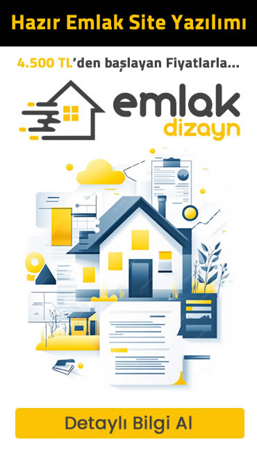 Hazır Emlak Site Yazılımı - Emlak Dizayb